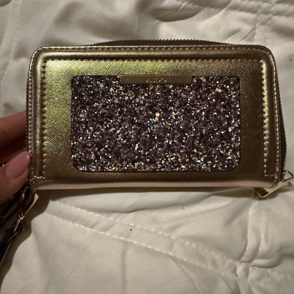 Aldo Gold Glitter Women's Wallet